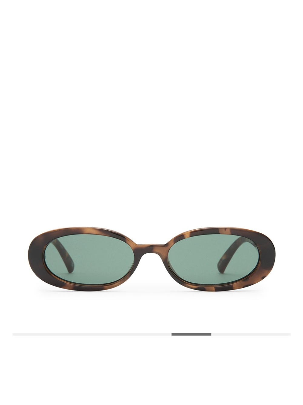 Clubmaster Oval Tortoiseshell Women's Sunglasses - Brown Lenses